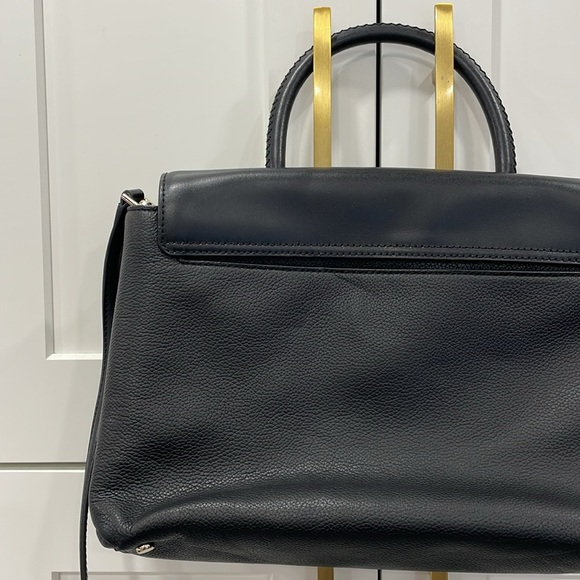 Kate Spade Serrano Place Pearl Dorina Black Leather Satchel Bag - Picture 7 of 16